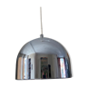 Large Mid-Century Space Age Bell Pendant in Chrome from Staff, 1970s