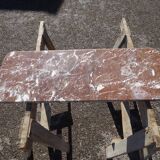 Glass library with rosewood marquetry in the Louis XV style.