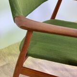 Pair of GM11 Sven Aage Eriksen 60s Danish armchairs