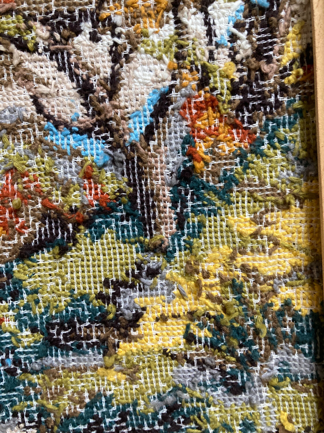 Vintage canvas tapestry