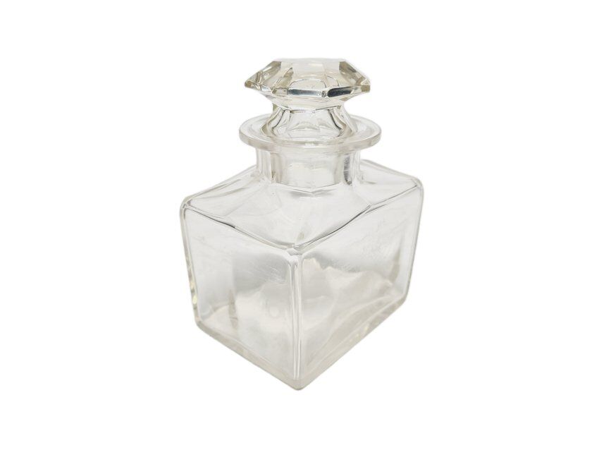Biedermeier crystal tea box, Germany, 1890s
