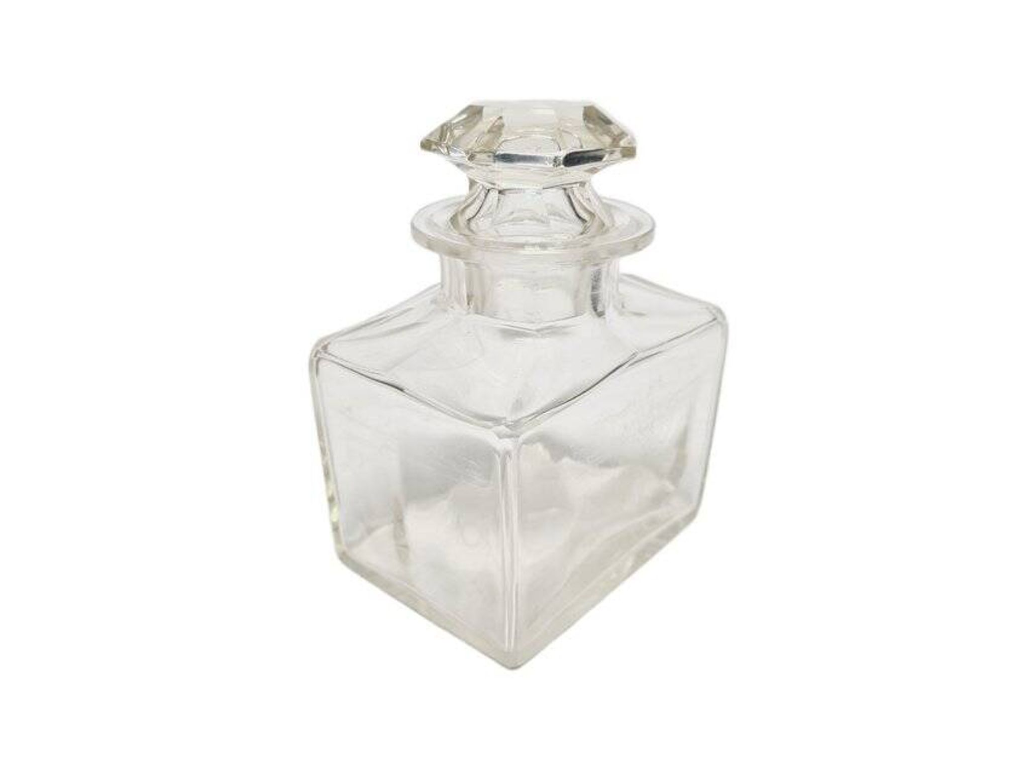 Biedermeier crystal tea box, Germany, 1890s