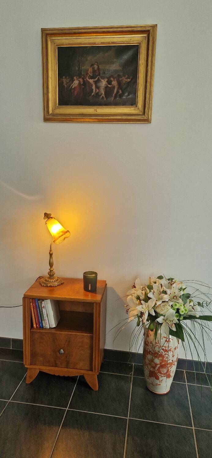 Art Deco low cabinet in rosewood