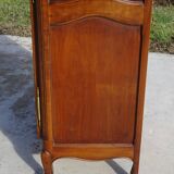 Louis XV style bonnetière in solid cherry wood