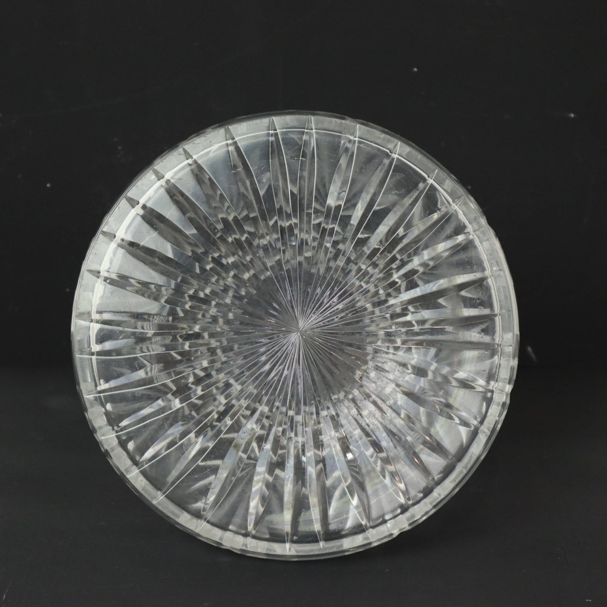 Vintage Samobor Crystal Decanter Ship Decanter Star Motif Lead Crystal