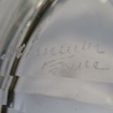 Heavy crystal ashtray Muller France 1930s