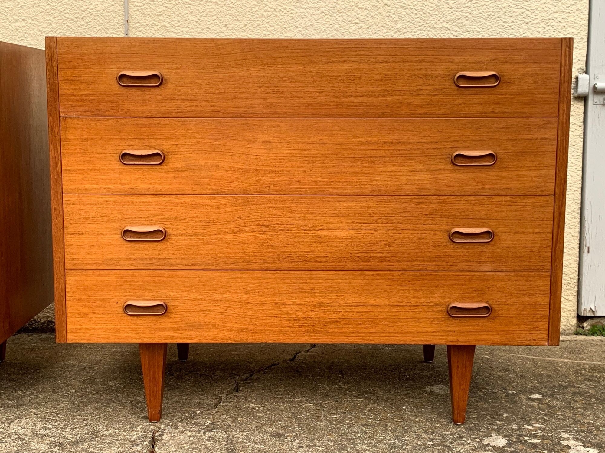 Pair of Scandinavian teak chests of drawers 1960