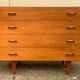 Pair of Scandinavian teak chests of drawers 1960