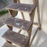 Wooden stepladder