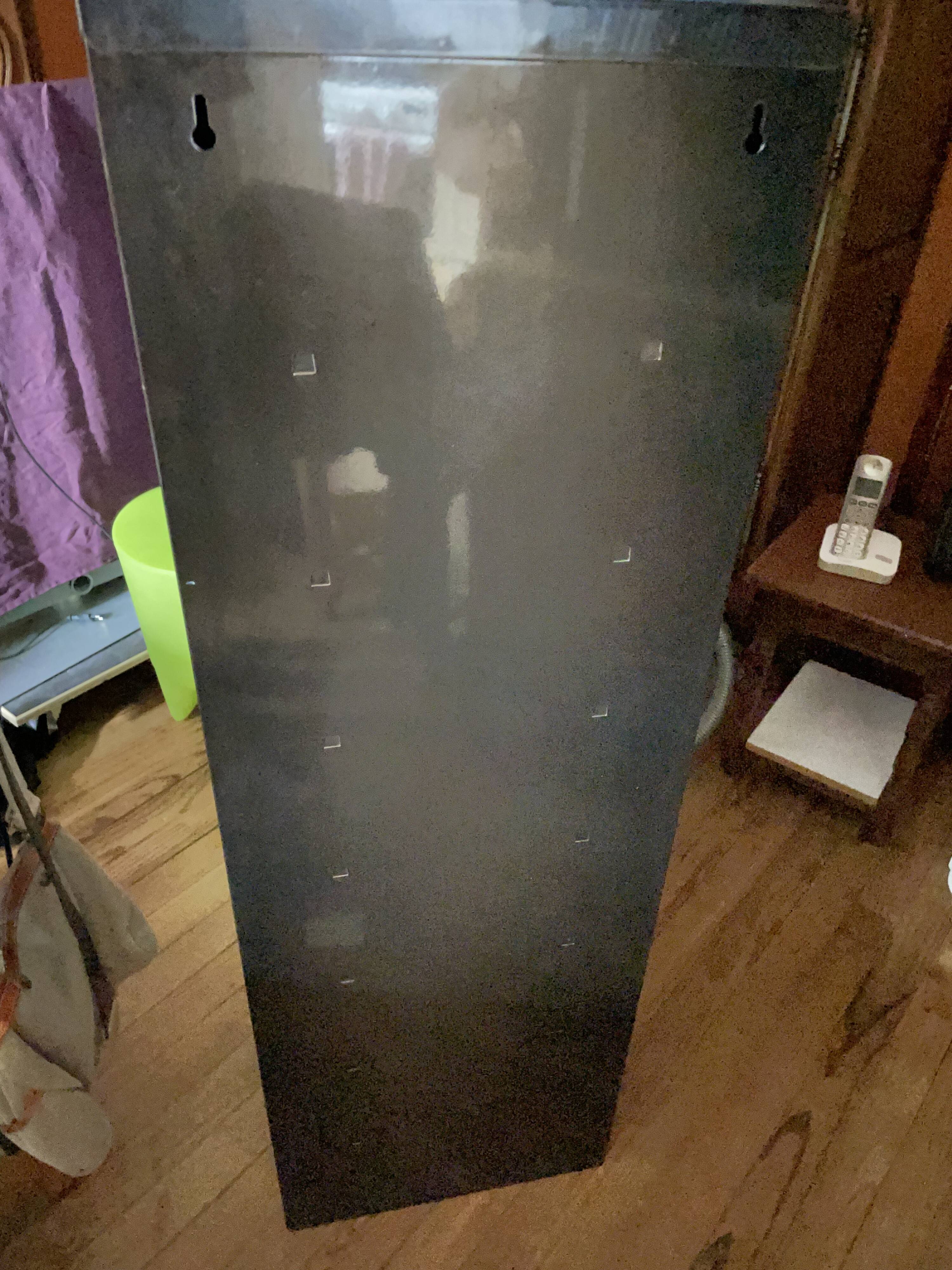 8-compartment hinged cabinet