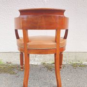 19th-century mahogany office chair