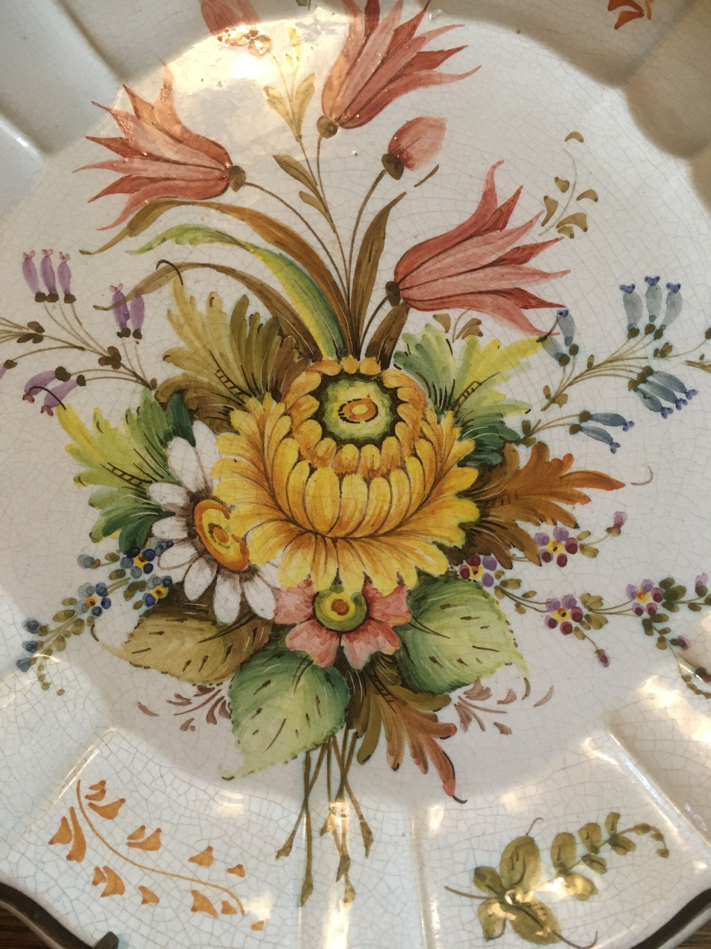 Decorative plate "Antica. by Bassano" Italy