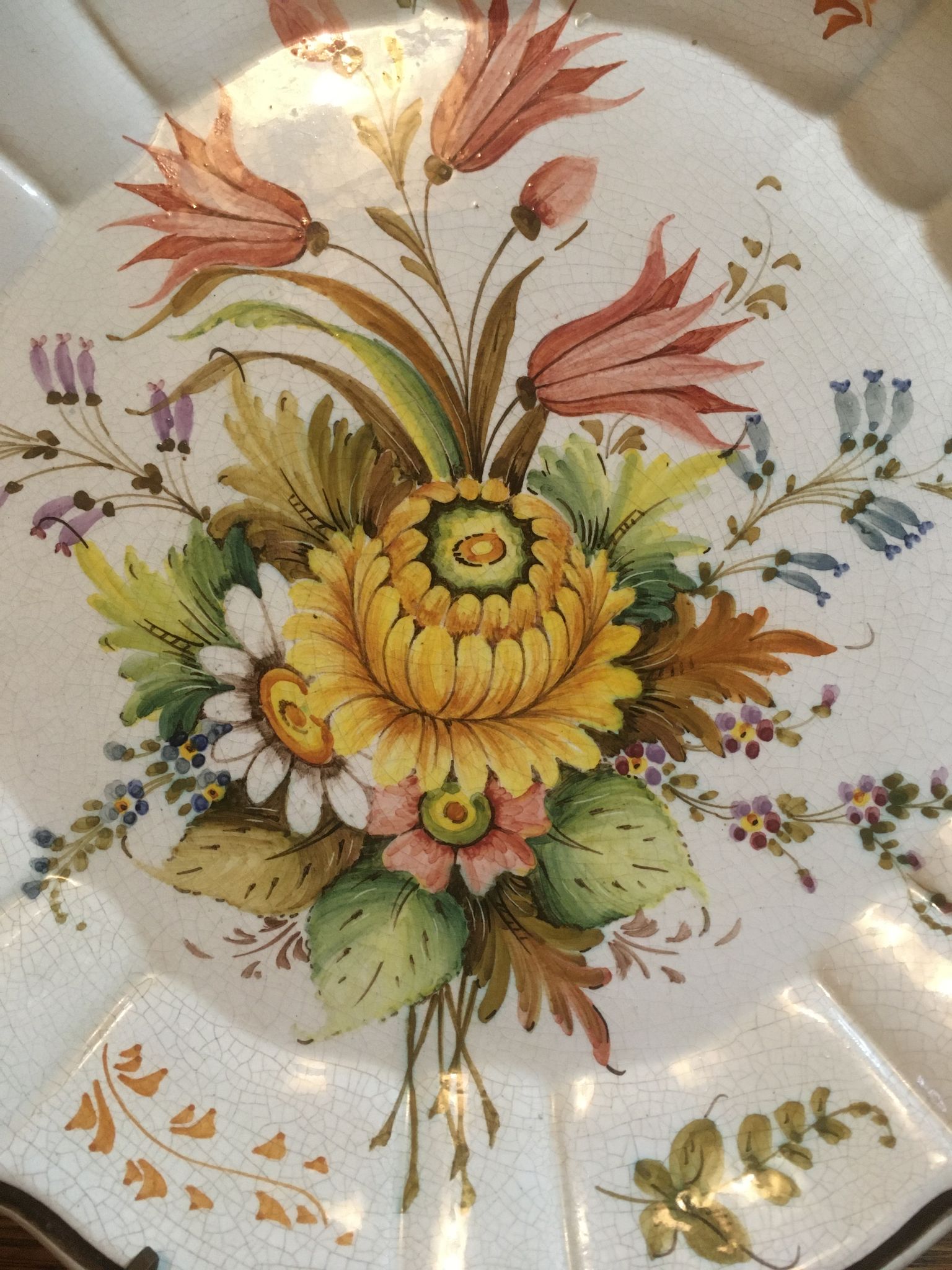 Assiette décorative "Antica. de Bassano" Italie