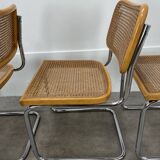 3 Cesca B32 chairs by Marcel Breuer