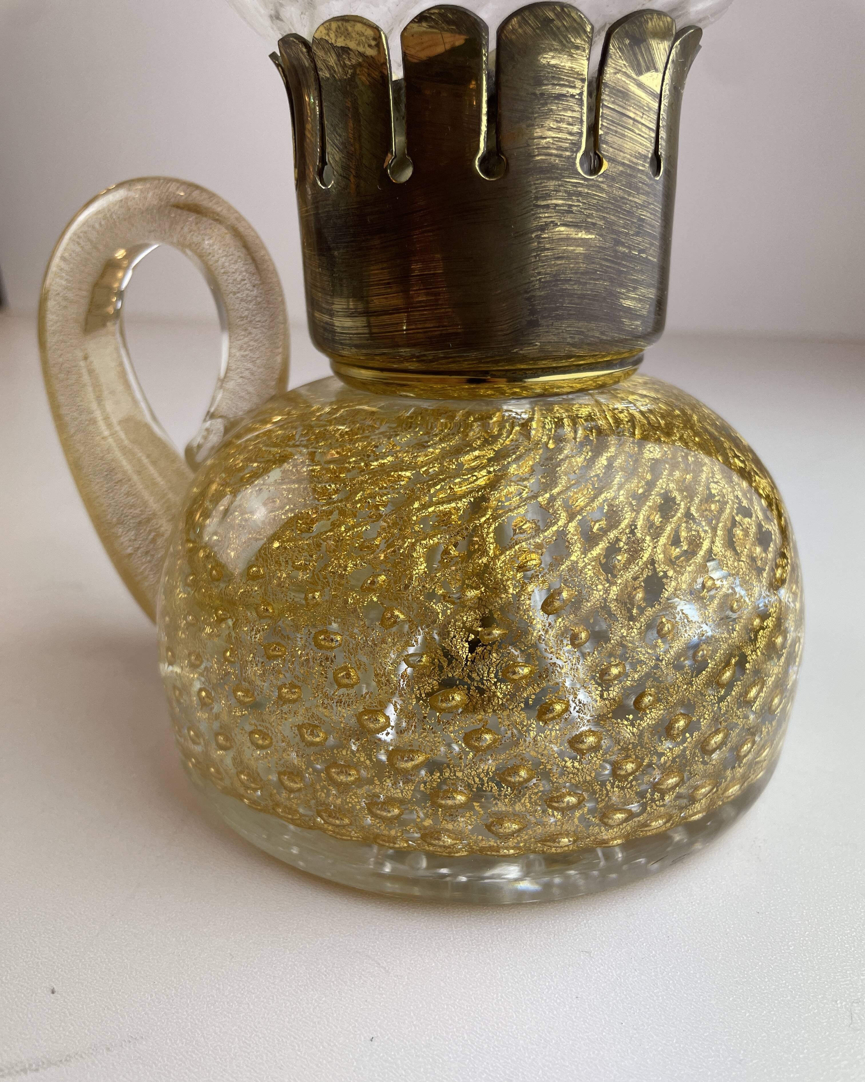 Murano Candle Holder Att. to Barovier & Toso from 1940'