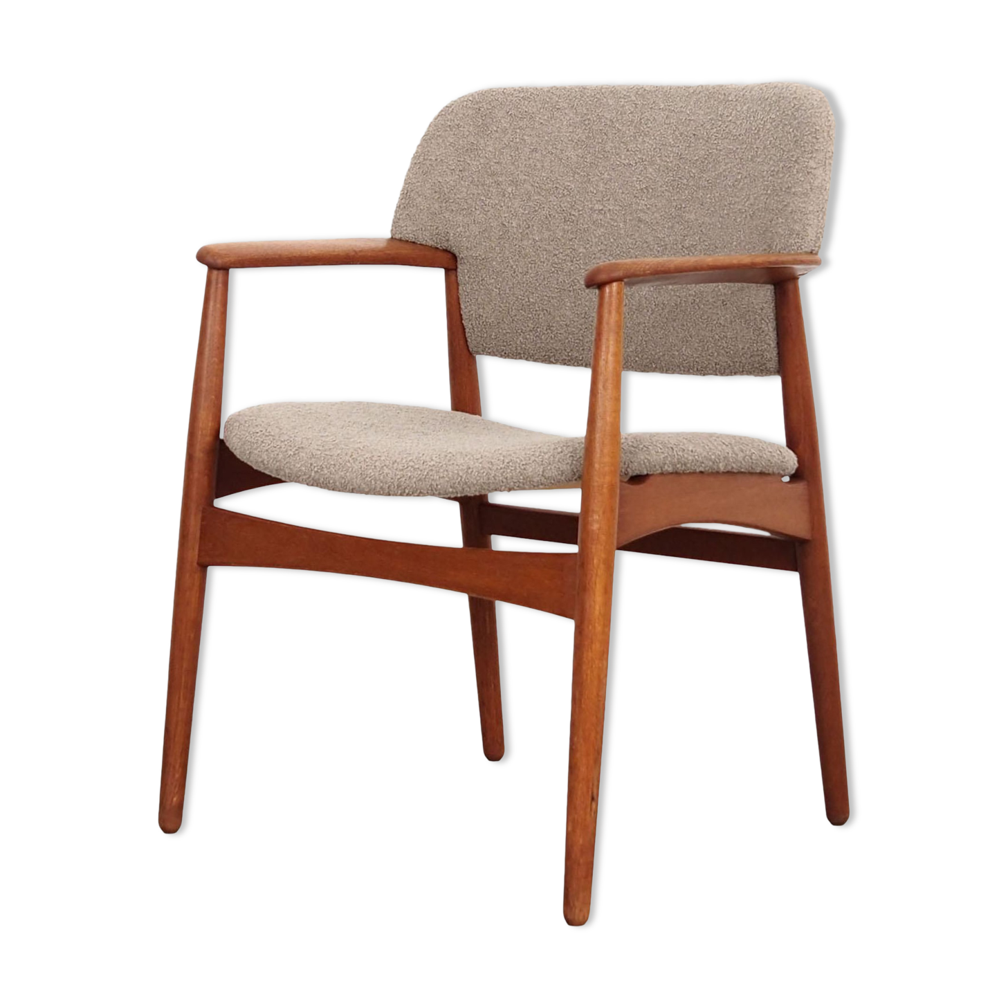 Oak armchair, Danish design, 1960s, designer: Ejner Larsen & Aksel Bender Madsen, production: Fritz