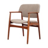 Oak armchair, Danish design, 1960s, designer: Ejner Larsen & Aksel Bender Madsen, production: Fritz