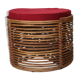 Beautiful pouf/stool/rattan sofa end 1960