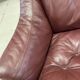 Chaises Falcon à ailes et dossier haut en cuir Sigurd Resell vintage rétro