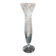 Hand-cut crystal vase