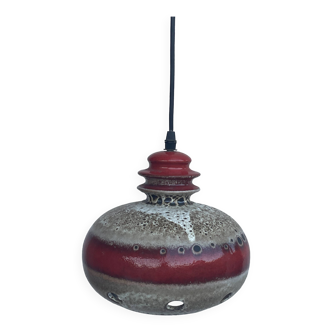 Suspension vintage ceramique allemande