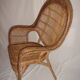 rattan armchair Emmanuelle de 1950/60