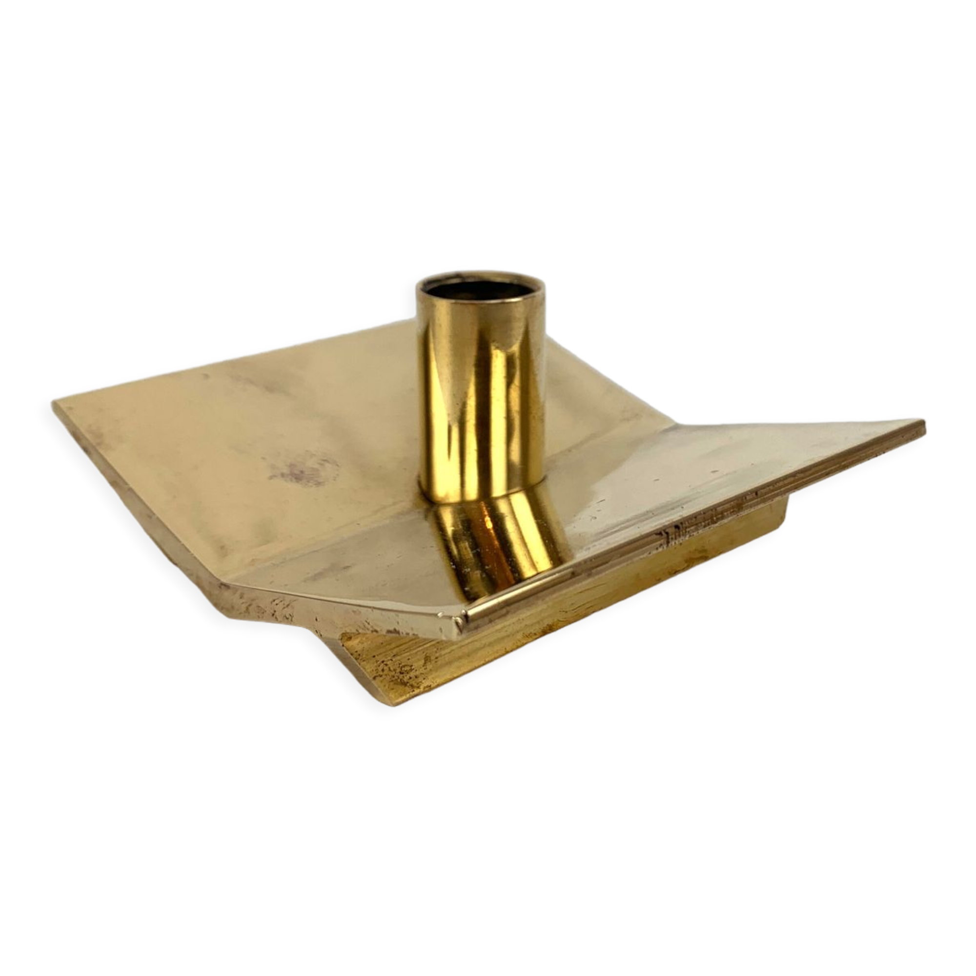 Scandinavian candle holder Model No. 70 in brass, Pierre Forsell for Skultuna, 1960