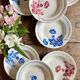 Set of 8 vintage deep plates, Edmond de Saint Amand -