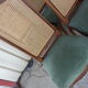 Set of 8 chairs back canned, seat very comfortable
