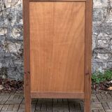 Chiffonnier pieds compas bois brut 1950