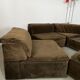 Old vintage modular sofa 6 elements of the 70s velvet / design