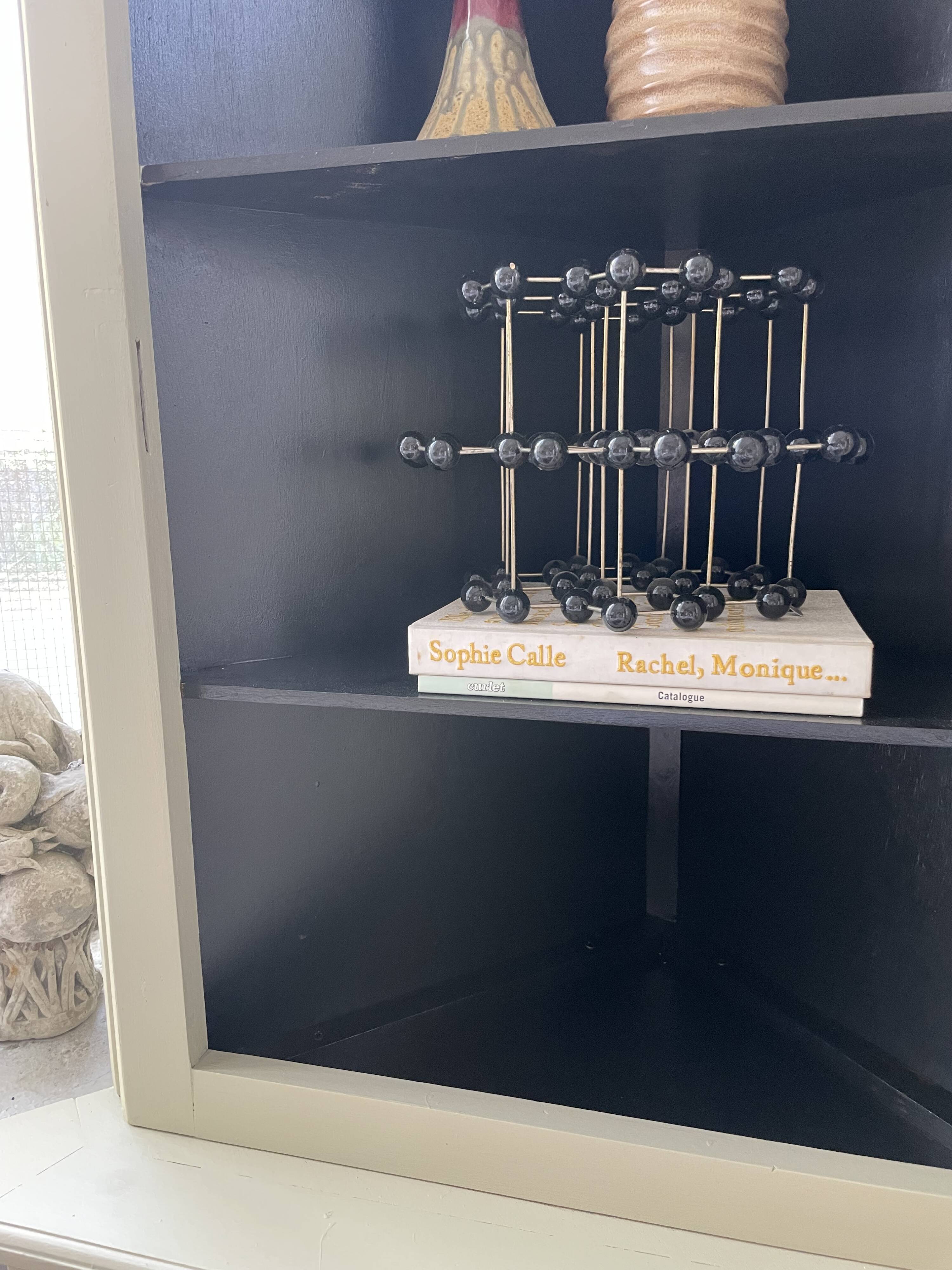 Corner display cabinet from the 1950s
