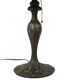 Art Deco Tiffany Style Table Lamp with Organic Base from the 1970s