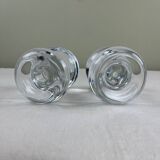 Set of 70s design candlesticks