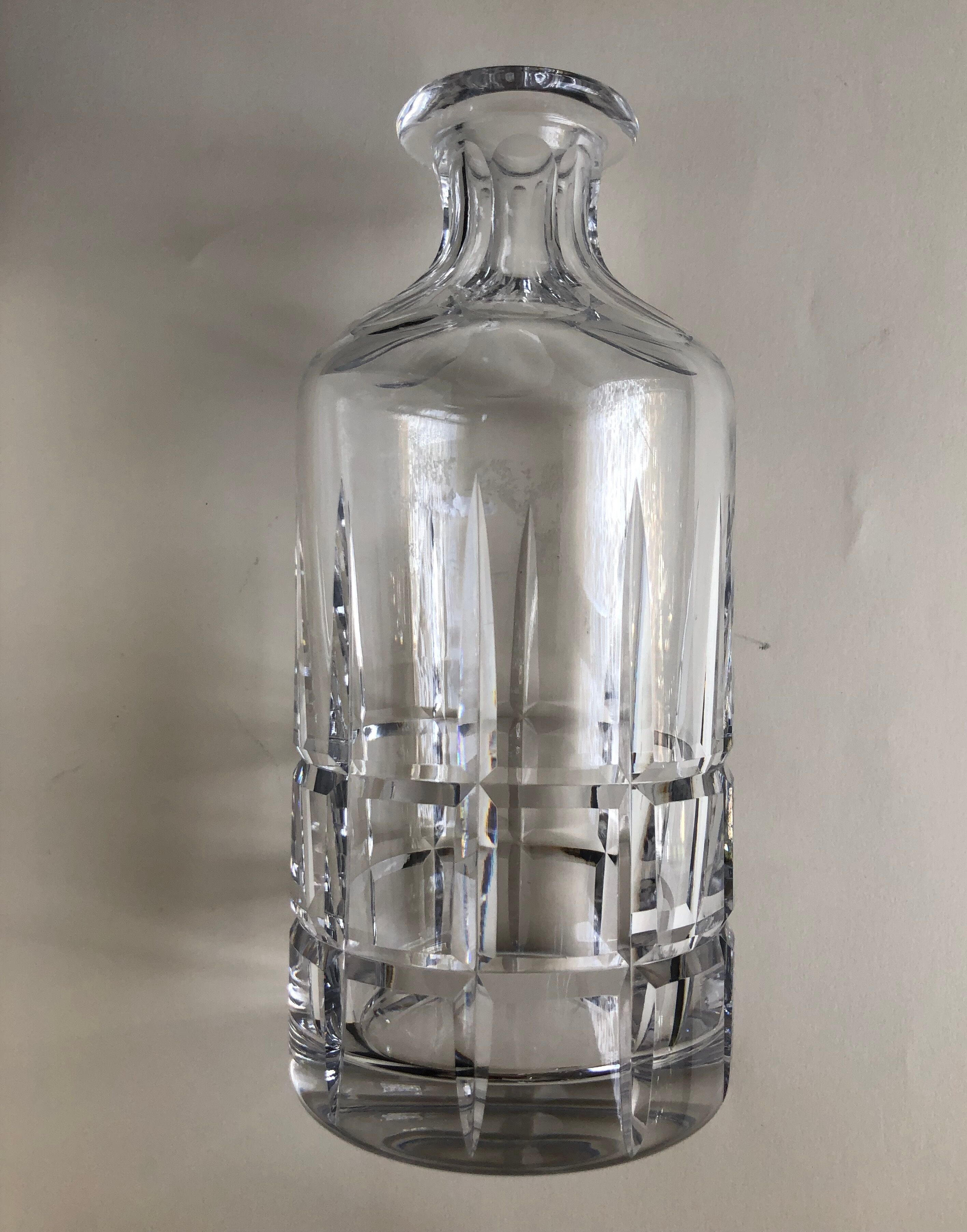 Cut crystal whiskey service