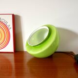 Suspension in green opaline mushroom design 60s-70s