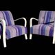paire de fauteuils clubs art deco