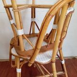 Set of 4 bistro chairs Maison Drucker from the 1990s.