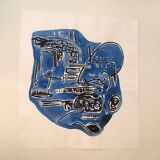 Abstract Blue