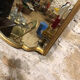 Miroir doré baroque