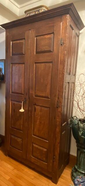 Brutalist antique wardrobe