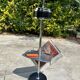 Vintage 70s Standing Ashtray - Shelf & Magazine/Newspaper Holder