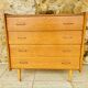Vintage 4-drawer chest of drawers by Capelle, circa 1960s