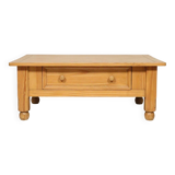 Table basse style vintage rustique bois clair japondi design moderne du milieu du siècle