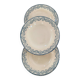 3 deep plates Salins terre de fer model Provence.