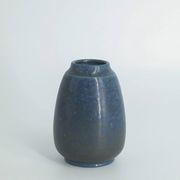 Small Mid-Century Scandinavian Modern Collection Vase in Stoneware No. 108 by Gunnar Borg for Höganäs