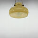 1950's Glass & Brass Pendant Light