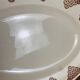 Oval dish "amandinoise", St Amand, geometric pattern, 20th century