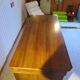 Rare jolie commode ancienne 4 tiroirs - style Louis Philippe en Noyer