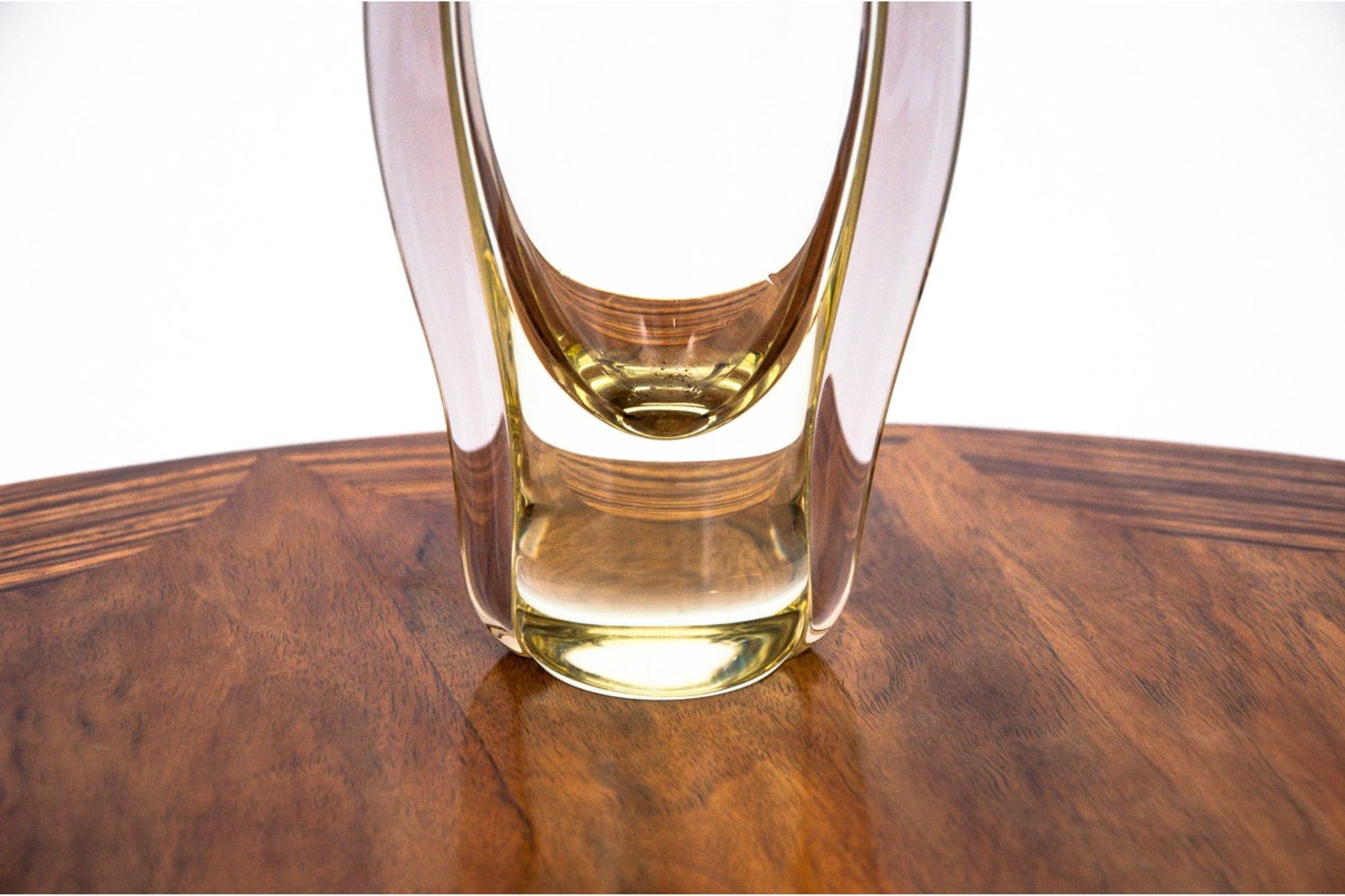 Vase jaune, conçu par Miloslav Klinger, Tchécoslovaquie, années 1960
